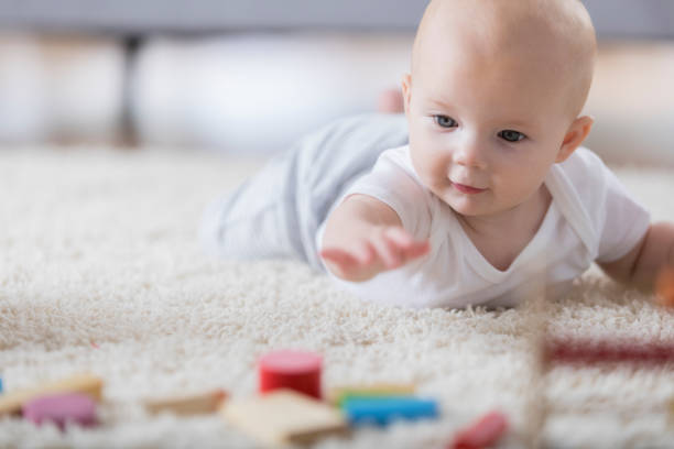 Baby crawling