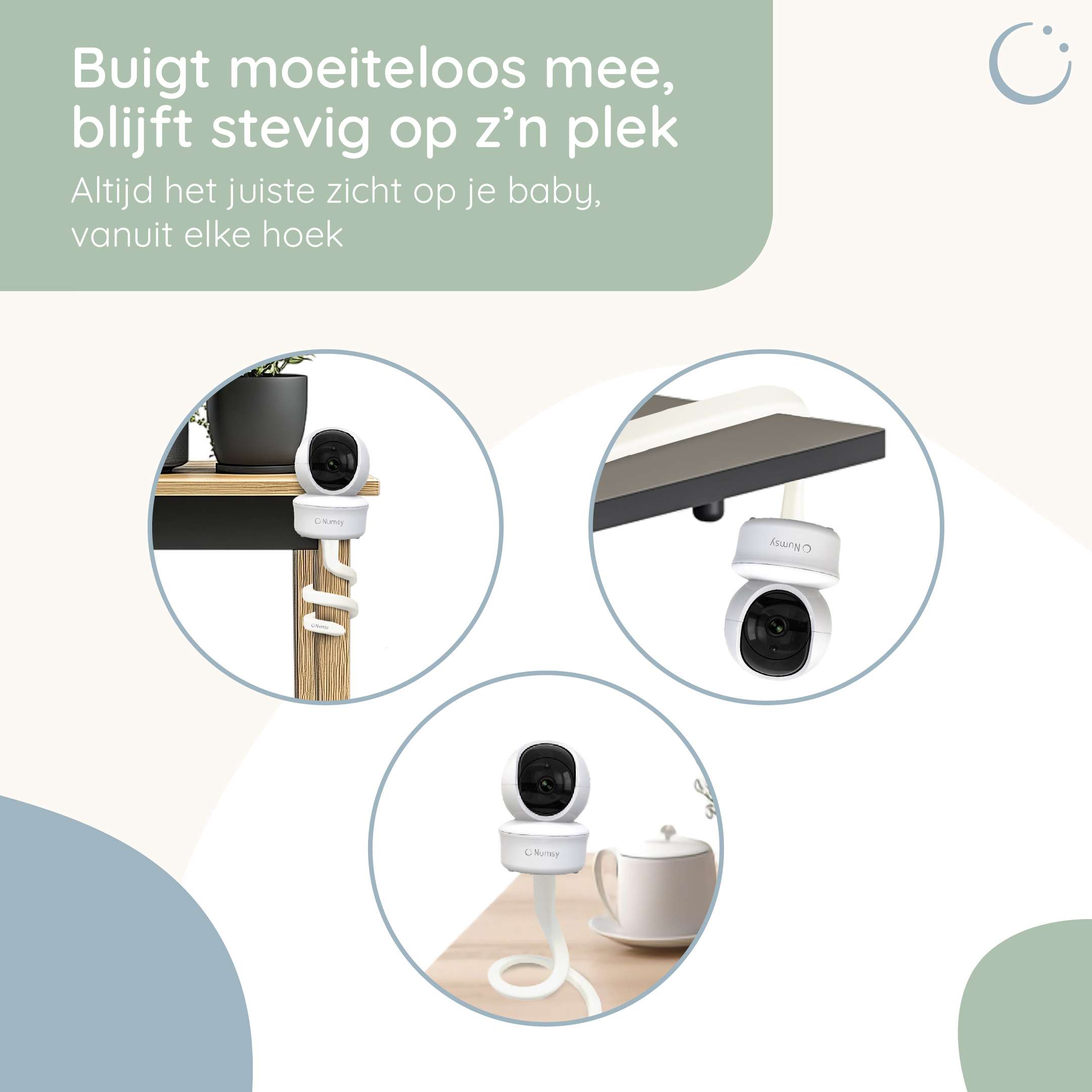 Flexibele Camera Houder voor Babyfoon
