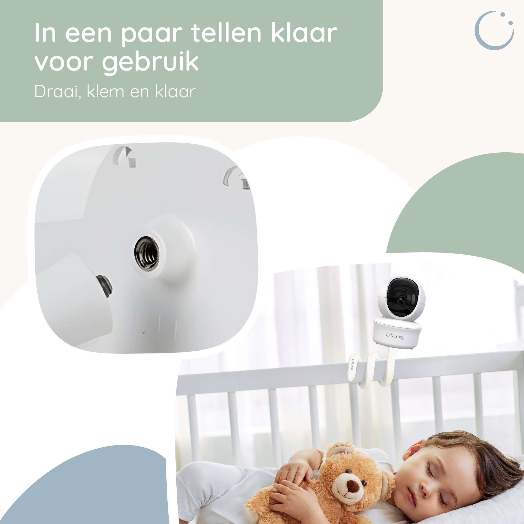 Flexibele Camera Houder voor Babyfoon
