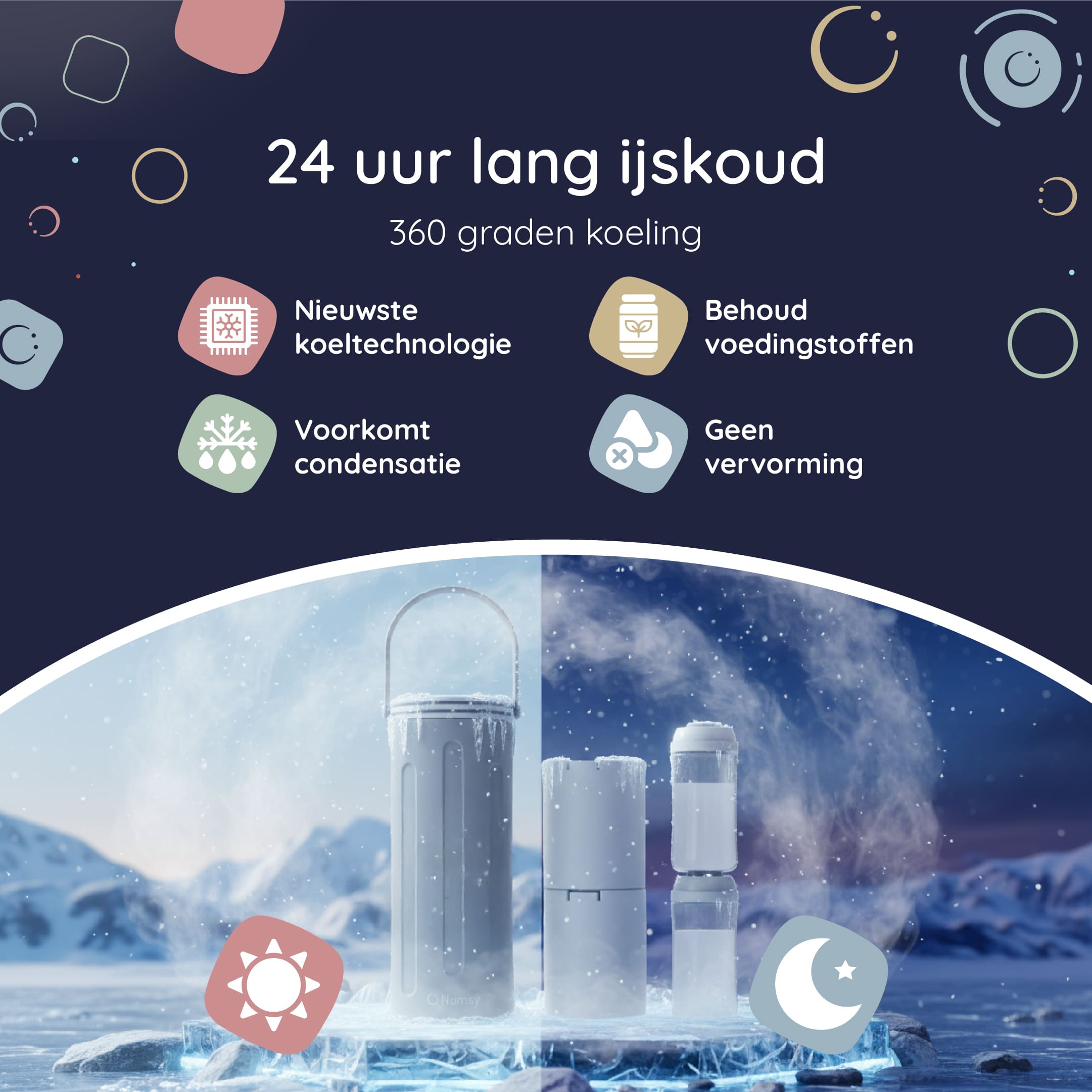 Numsy MilkPod Draagbare Baby Melkkoeler