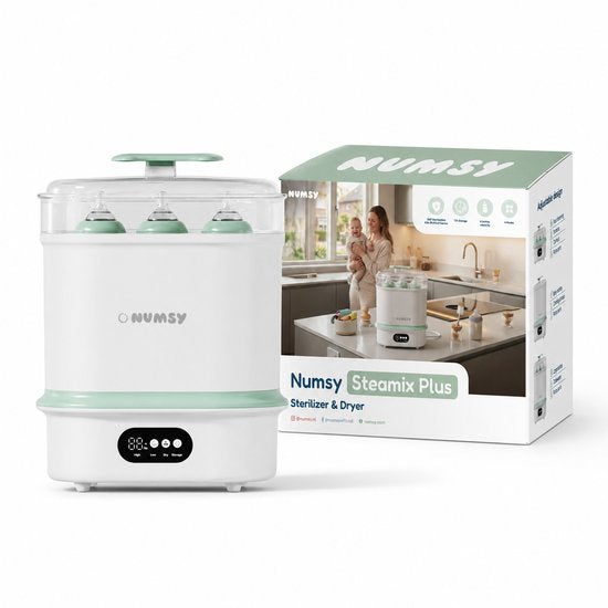 Numsy Steamix Plus stoomsterilisator en droger voor babyflessen