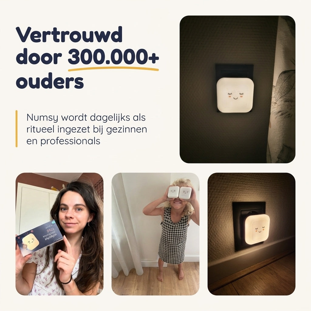 Numsy Lumi Babykamer Nachtlampje Stopcontact - Automatische Lichtsensor