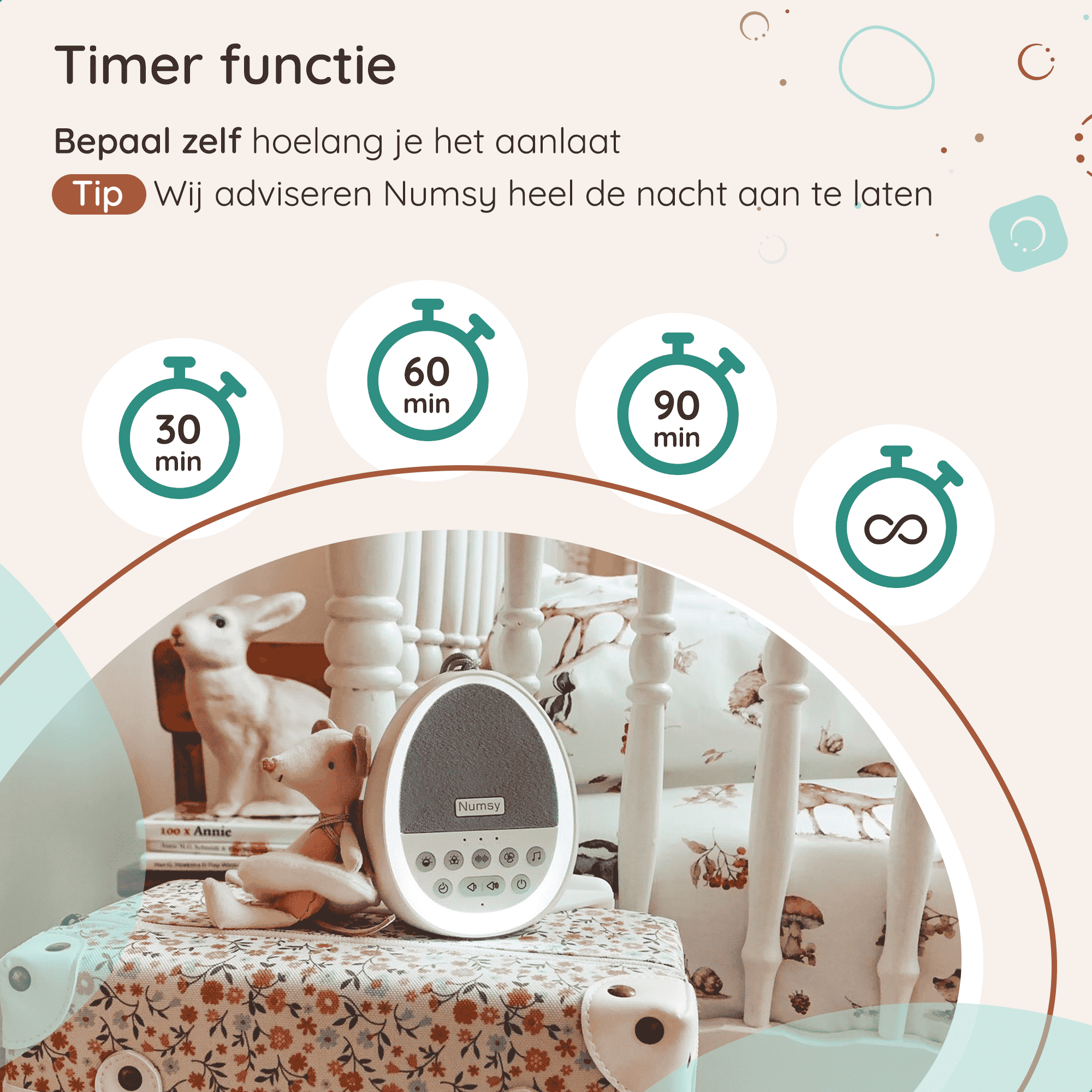 Numsy Calm White Noise Machine