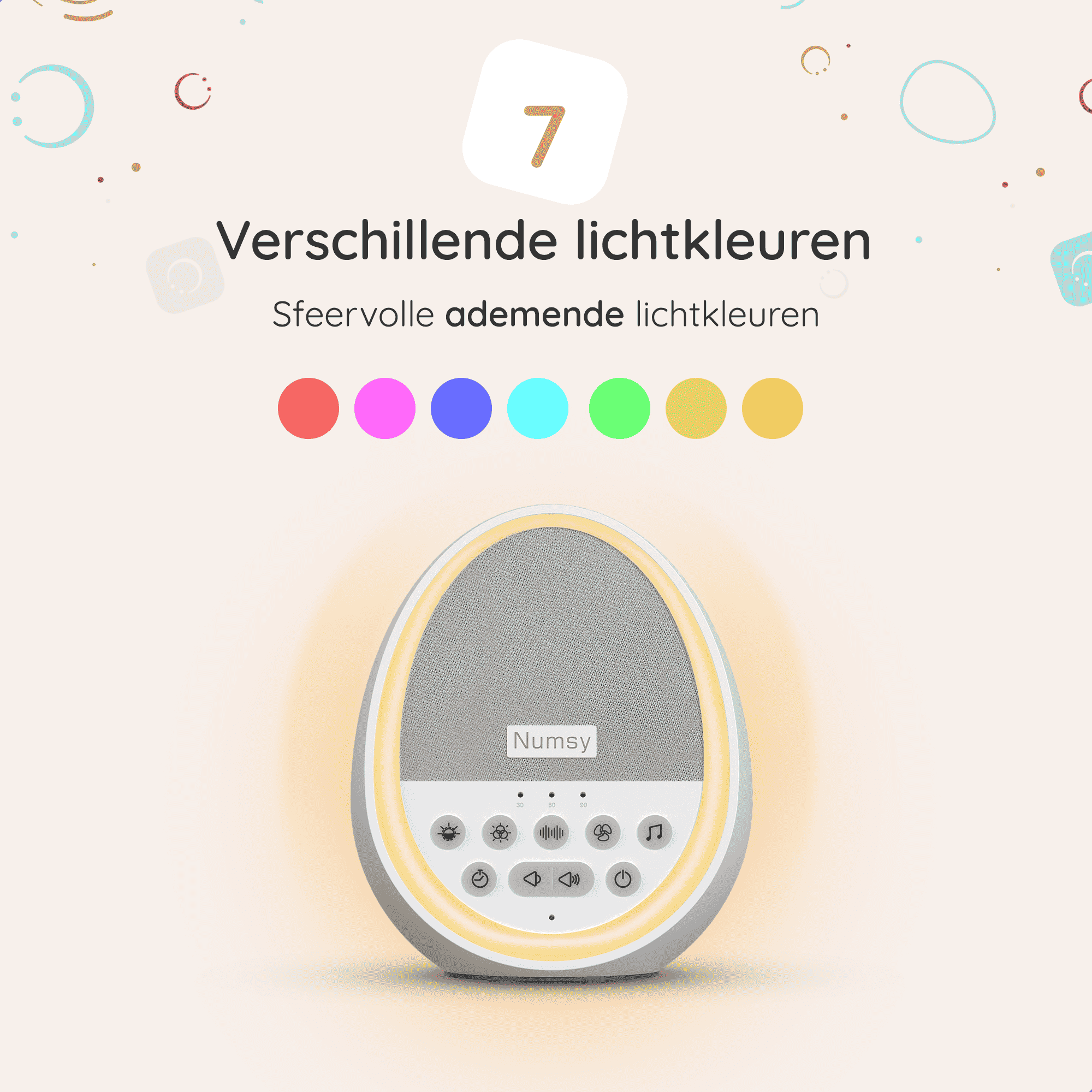 Numsy Calm White Noise Machine