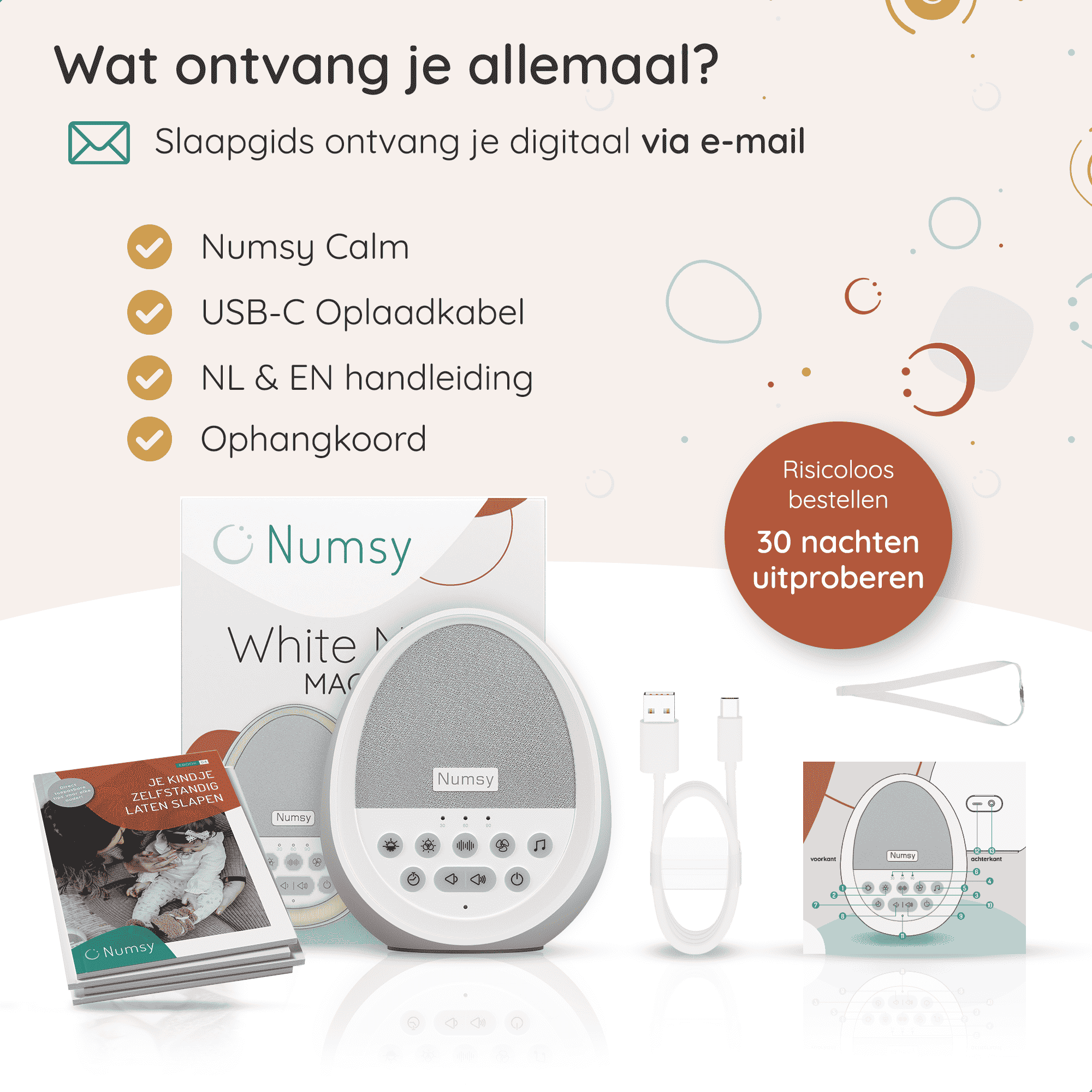 Numsy Calm White Noise Machine