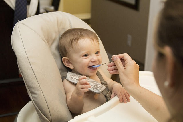 Baby eating
