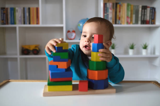Baby playing