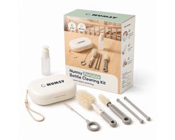 Numsy 6-in-1 Flessenborstel Schoonmaakset Draagbaar