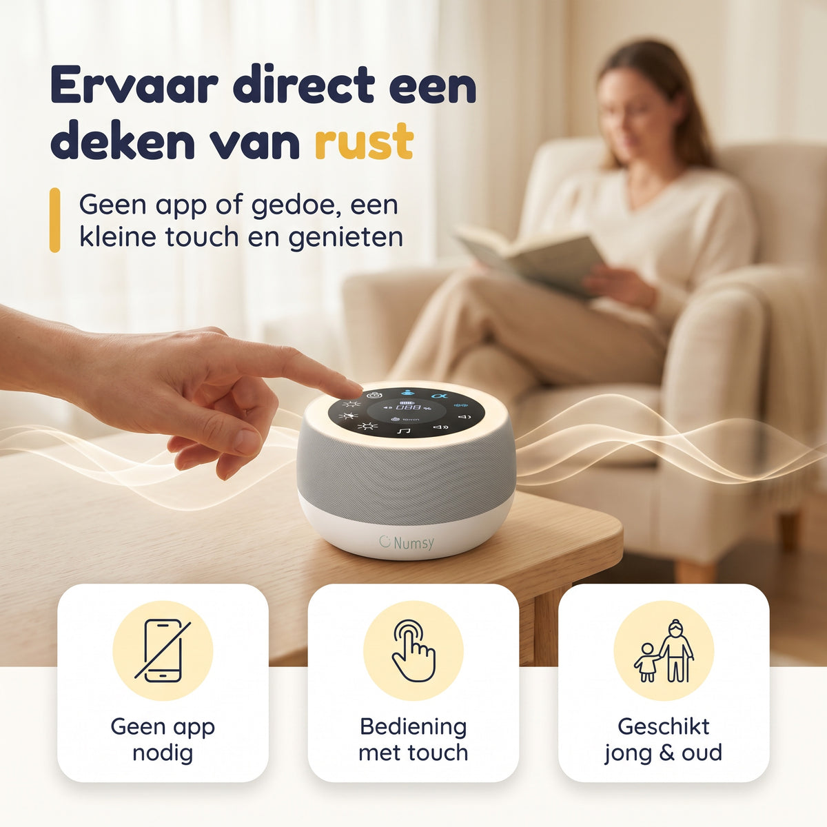 Numsy Touch White Noise Machine