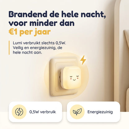 Numsy Lumi Babykamer Nachtlampje Stopcontact - Automatische Lichtsensor