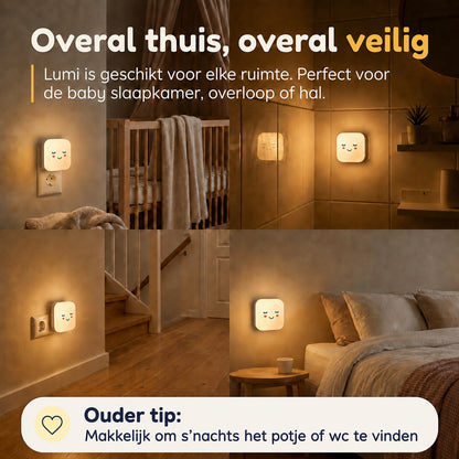 Numsy Lumi Babykamer Nachtlampje Stopcontact - Automatische Lichtsensor