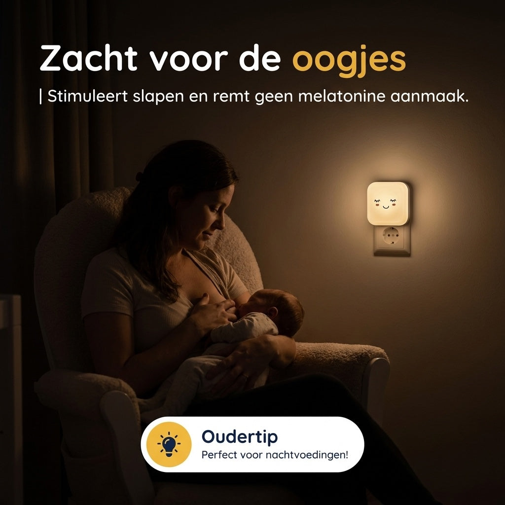 Numsy Lumi Babykamer Nachtlampje Stopcontact - Automatische Lichtsensor