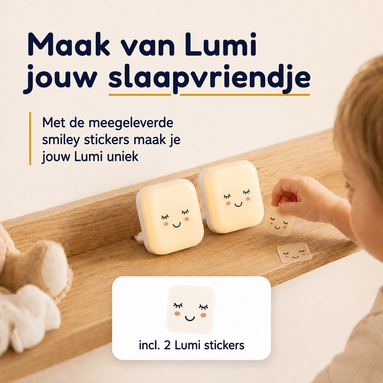 Numsy Lumi Babykamer Nachtlampje Stopcontact - Automatische Lichtsensor