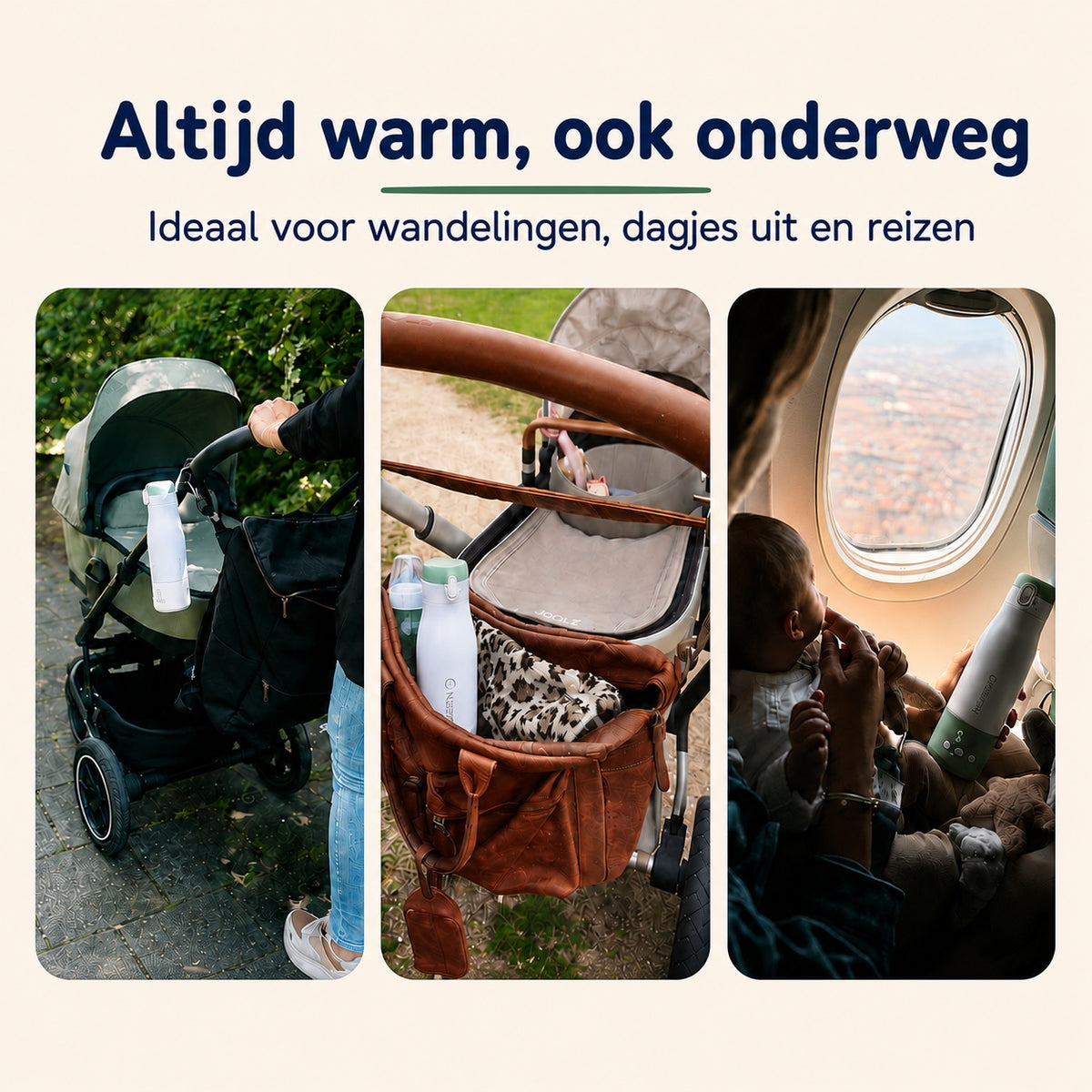 Numsy Heat&Go Draagbare Flessenwarmer Onderweg