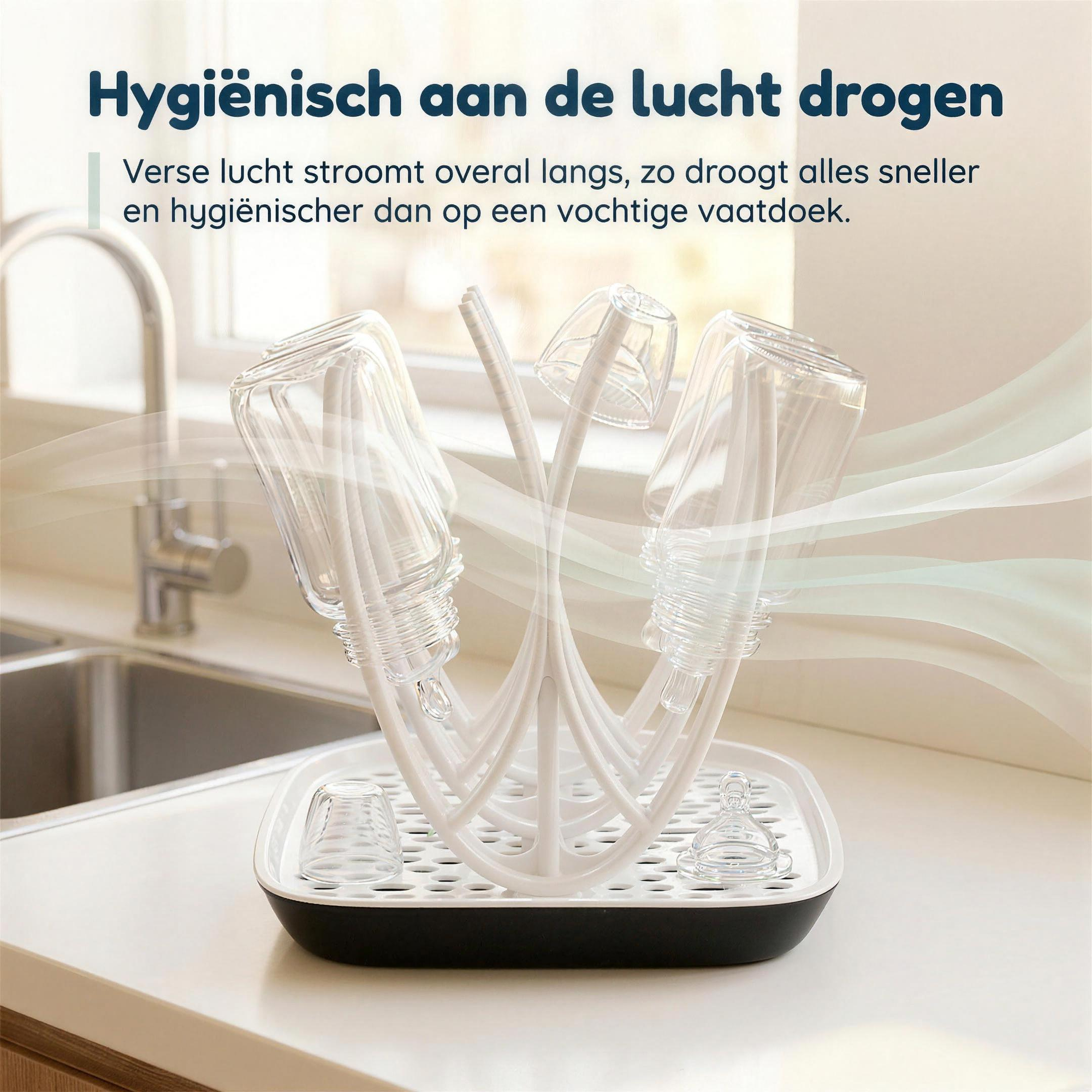 Numsy Flessenrek Basic - Droogrek Babyflessen