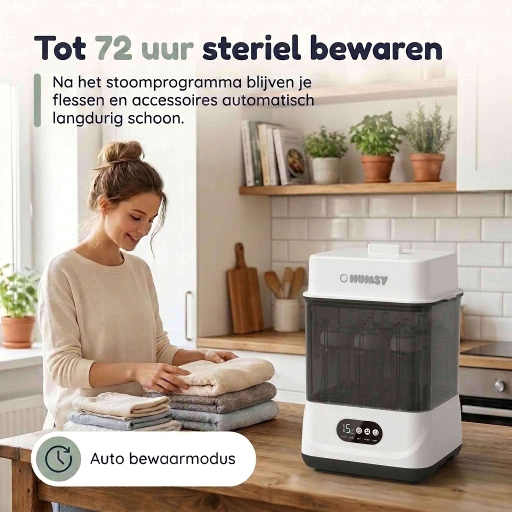 Numsy Steamix Max, vertrouwd door 300.000+ ouders