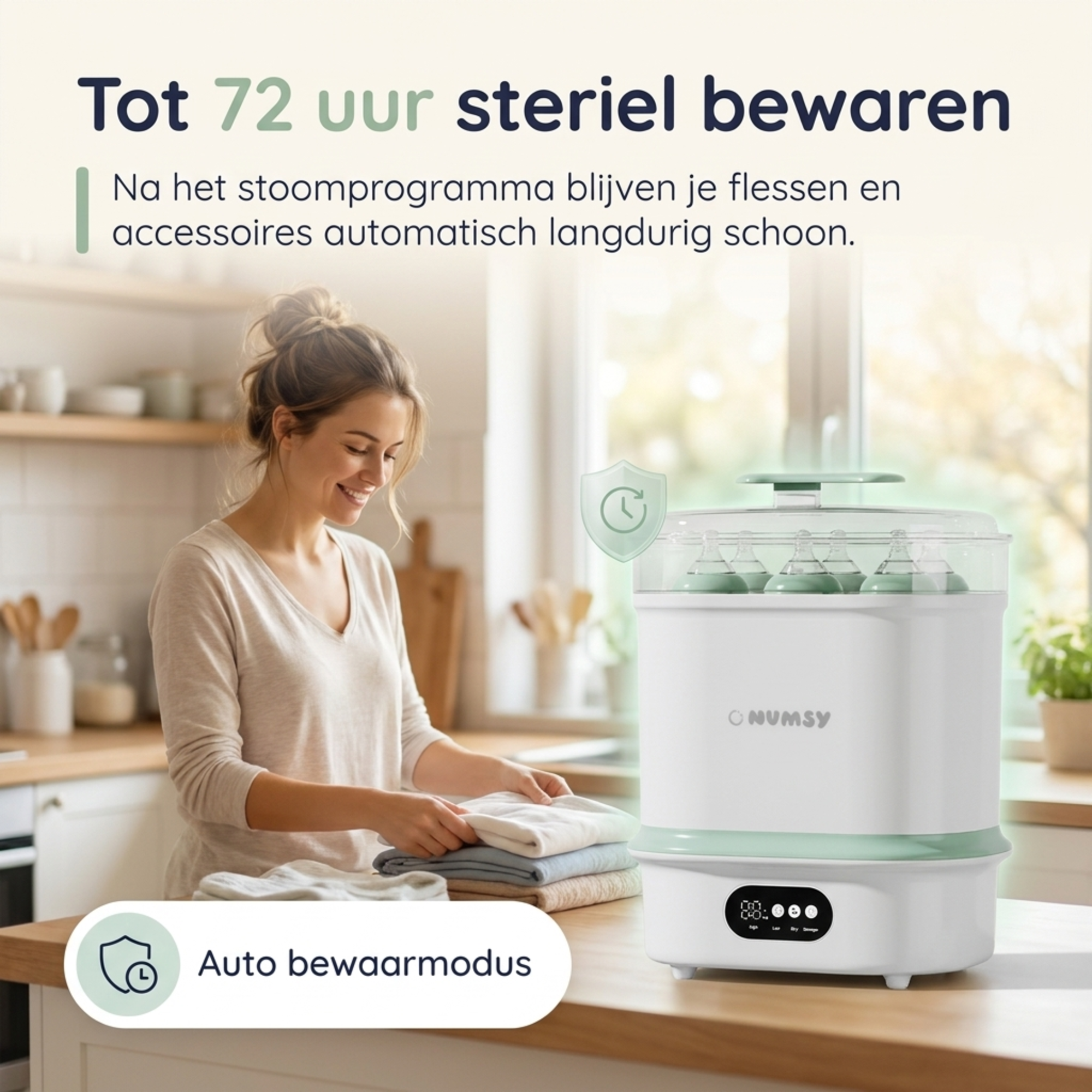 Numsy Steamix Plus, vertrouwd door 300.000+ ouders
