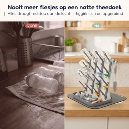 Numsy Flessenrek Verticaal - Droogrek Babyflessen