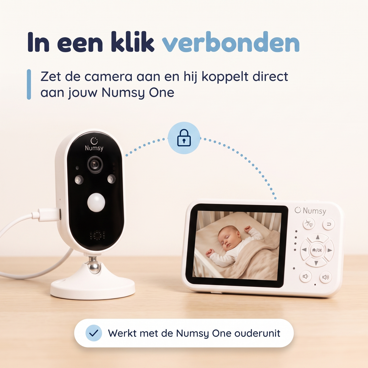 Numsy One Extra Camera voor Babyfoon