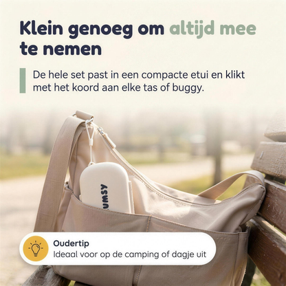Numsy 6-in-1 Flessenborstel Schoonmaakset Draagbaar