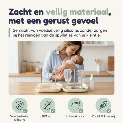 Numsy 6-in-1 Flessenborstel Schoonmaakset Draagbaar