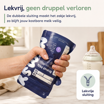 Numsy Moedermelk Bewaarzakjes - 30 stuks