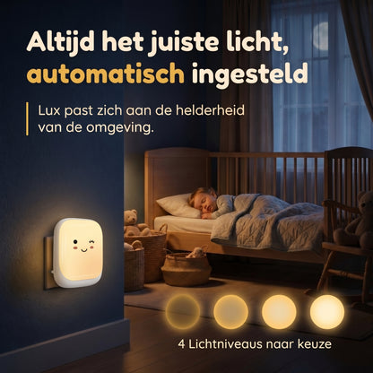 Numsy Nachtlampje Kinderen - Automatische Lichtsensor